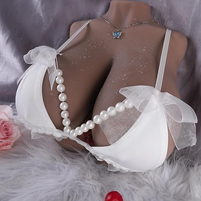 12.8LB Sex Dolls Big Boobs Male Masturbator Adult Sex Toys for Men Realistic Sex Doll Boob Torso Sex Toy for Men with Soft Jelly Breasts & Tight Vagina, Pocket Pussy (Brown) - Image 4